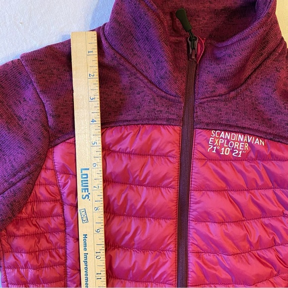 Scandinavian Explorer Women's Pink Puffer Jacket Size Small - Picture 9 of 10